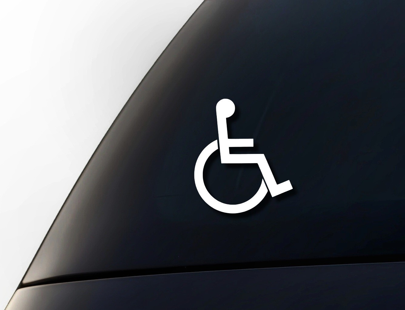 4-Pack Handicap Disability Decal Stickers – Enhance Road Safety/Parking