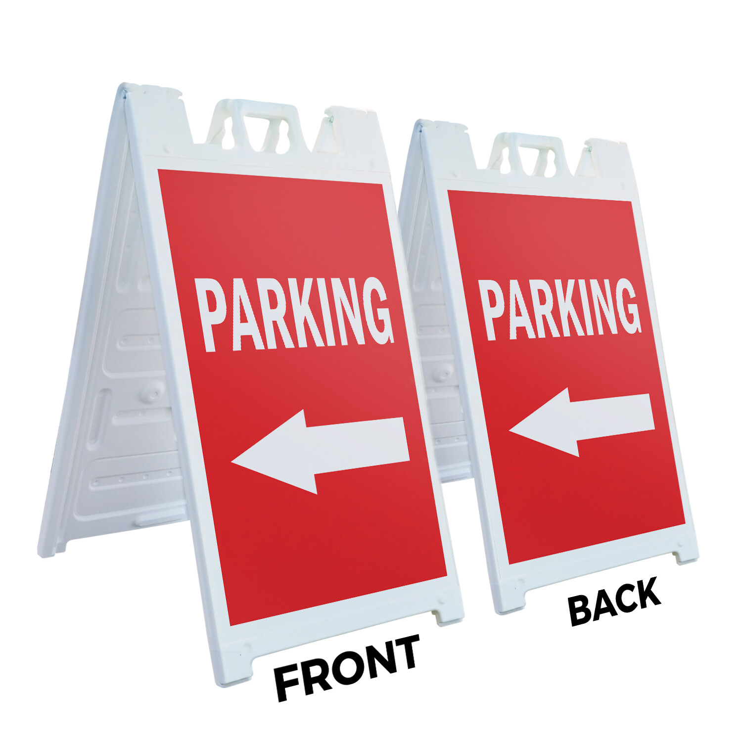 A-frame Sidewalk Parking With Arrow 24&Prime; x 36&Prime; Double Sided A-Frame Sidewalk Sign