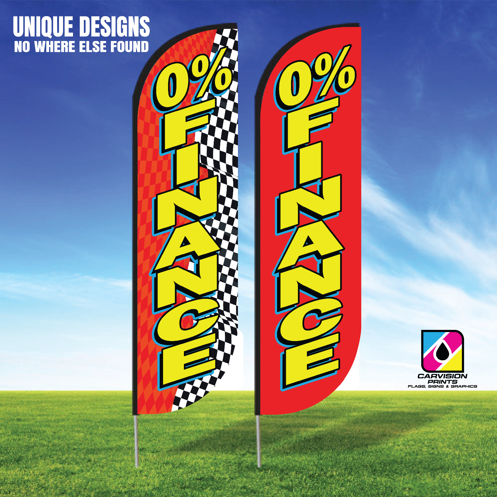 Auto We Finance Dealership Variations Swooper Flutter Advertising Banner Flags