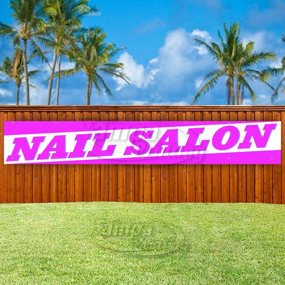 NAIL SALON Advertising Beauty Vinyl Banner Flag Sign USA XL00022