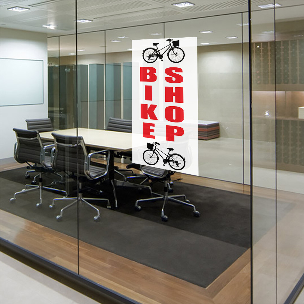 Door Decals Vertical Vinyl Stickers Multiple Sizes Bike Shop Business M Vinyl