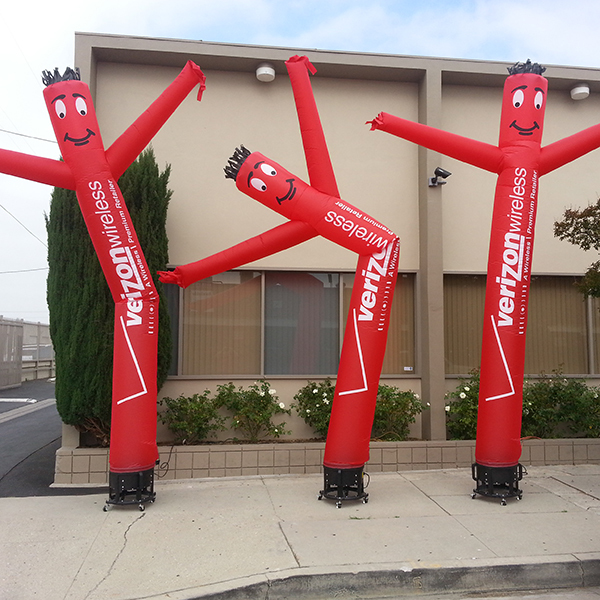 15&prime; Custom Wind Dancer Air Puppet Sky Wavy Man Dancing Inflatable Tube + Blower