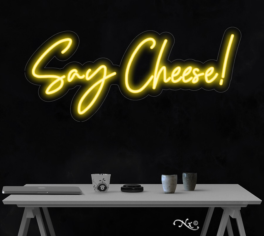 Say Cheese LED Neon Sign 31&Prime;L x 13&Prime;H #LF112