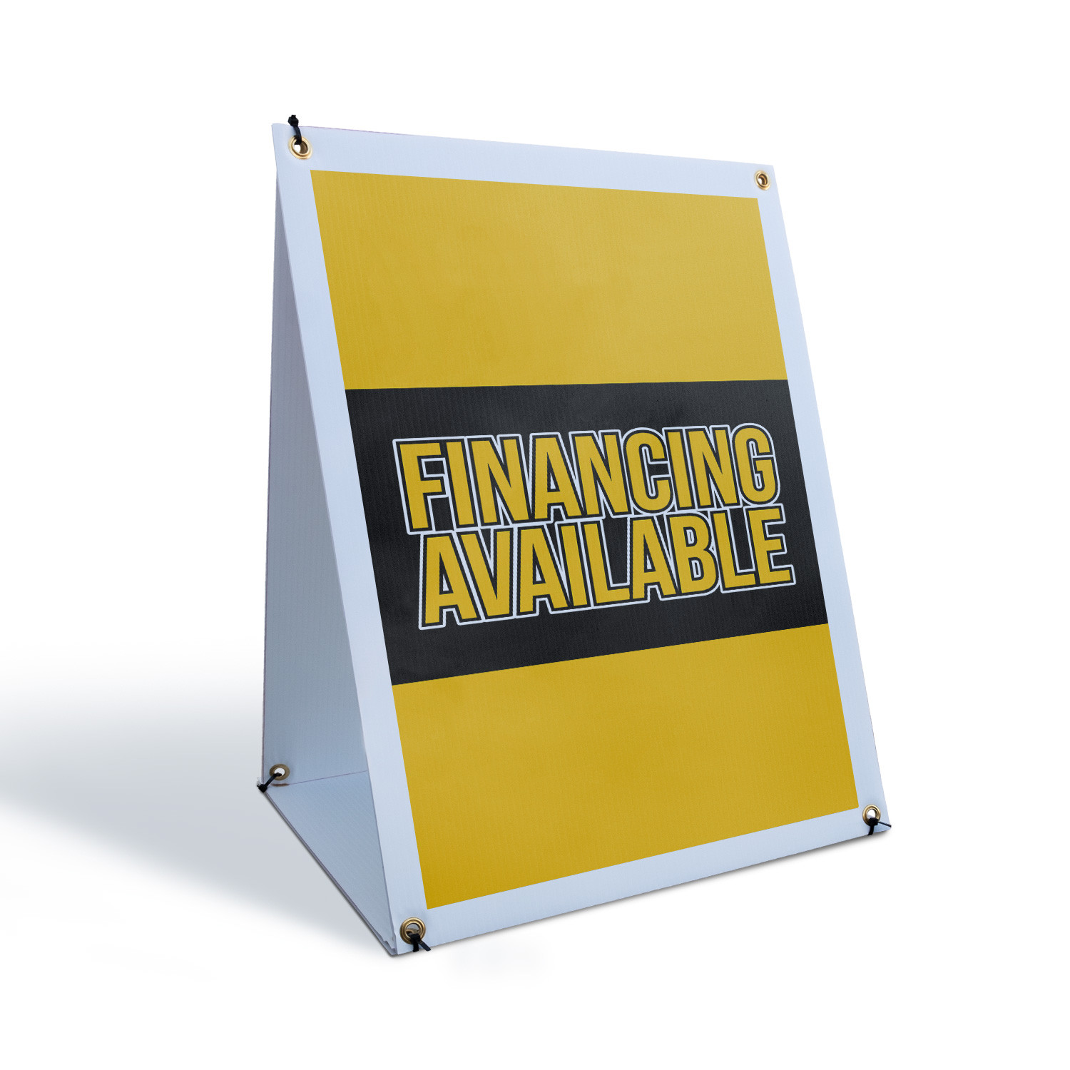 Financing Available A-Frame Sidewalk Sign Affordable Payment Business Loan