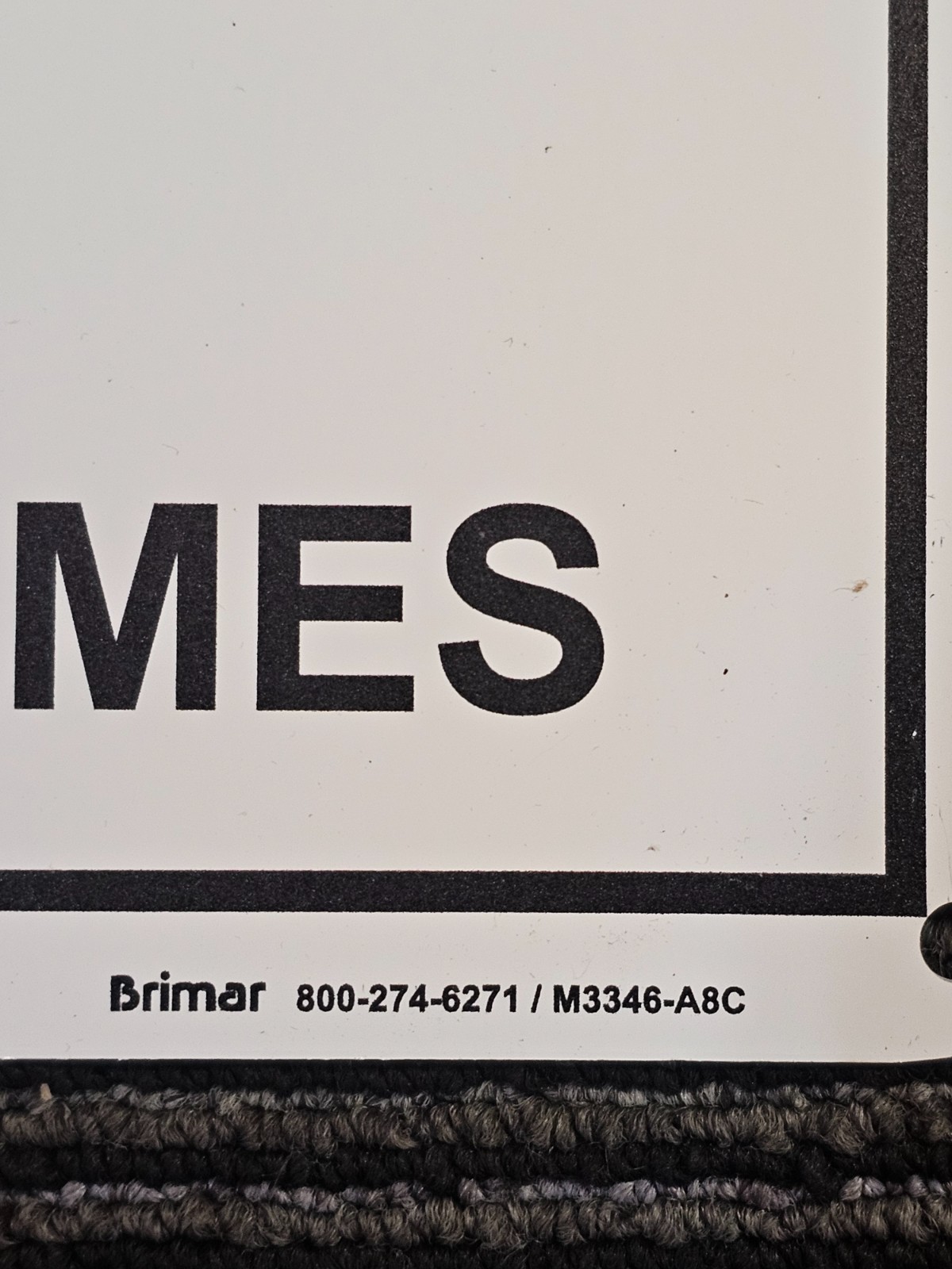 (QTY 4) Brimar M3346-A8C 12&Prime; x 18&Prime; NFPA Gasoline 1-3-0 Sign Aluminum, White