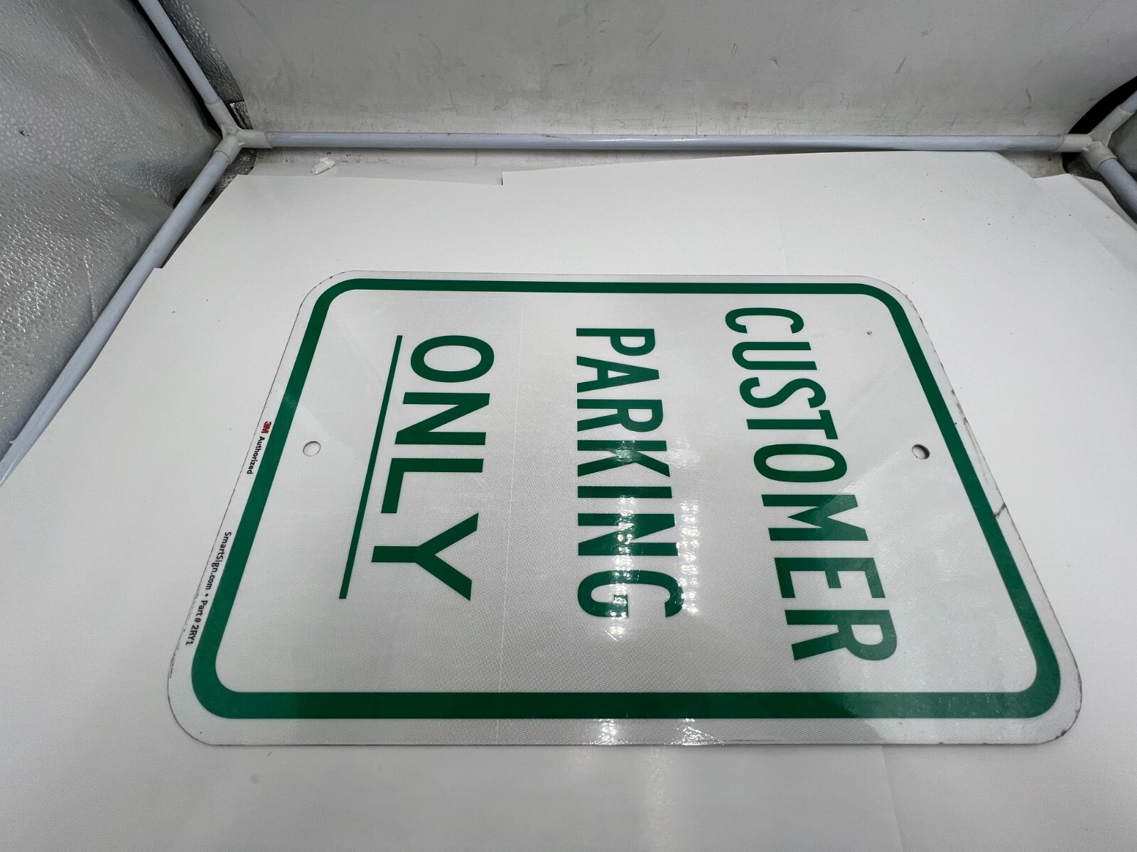 SmartSign 2RY1 Customer Parking Only Sign 12&Prime; X 18&Prime; Metal