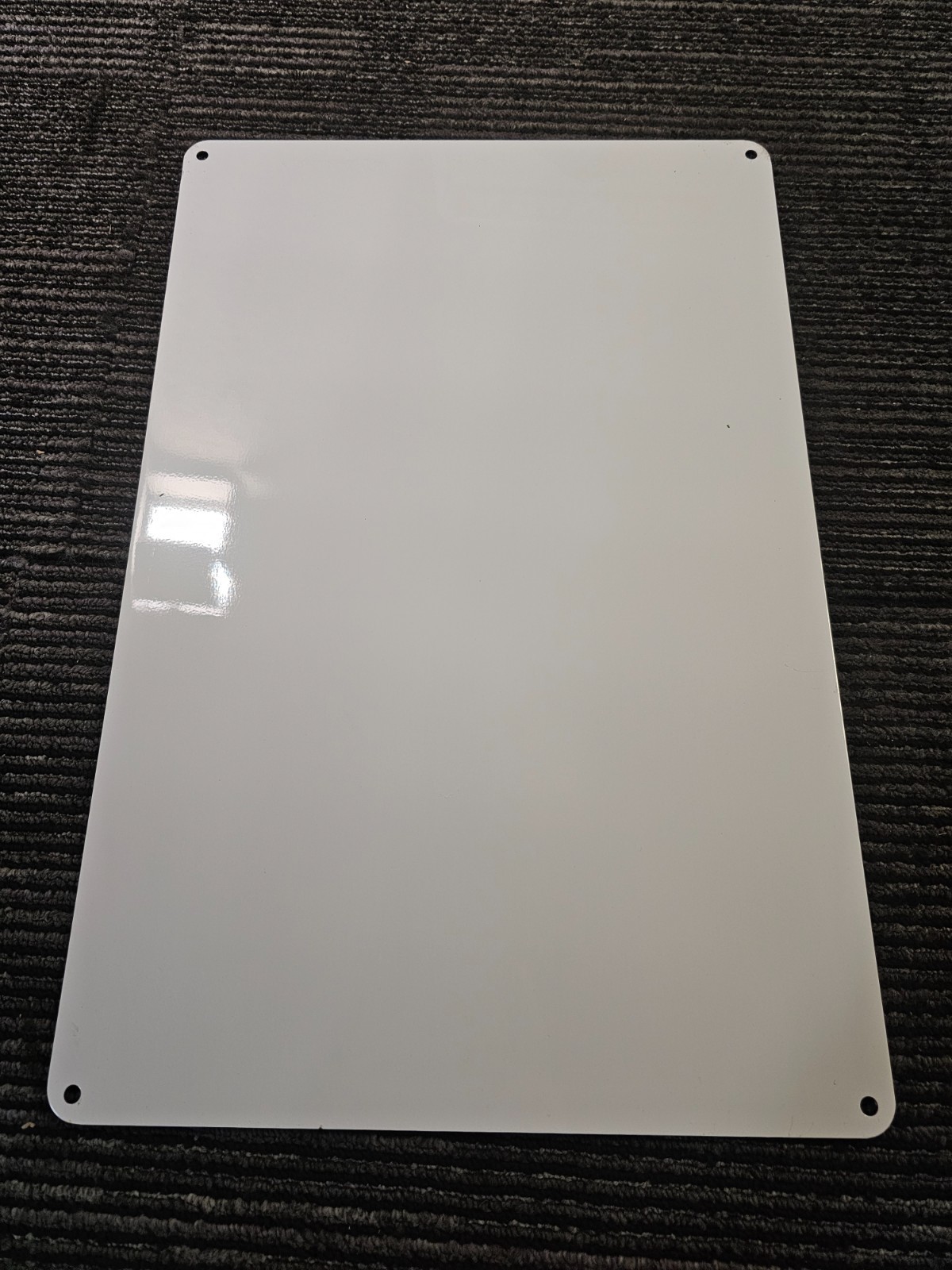 (QTY 4) Brimar M3346-A8C 12&Prime; x 18&Prime; NFPA Gasoline 1-3-0 Sign Aluminum, White