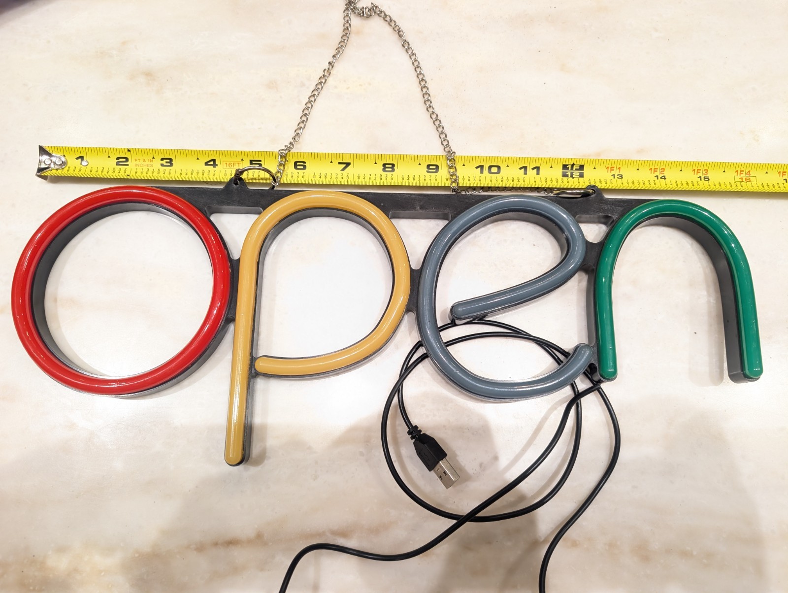 LED Welcome & Open Sign Light, Neon Sign Open, Multicolor Style – USB powered