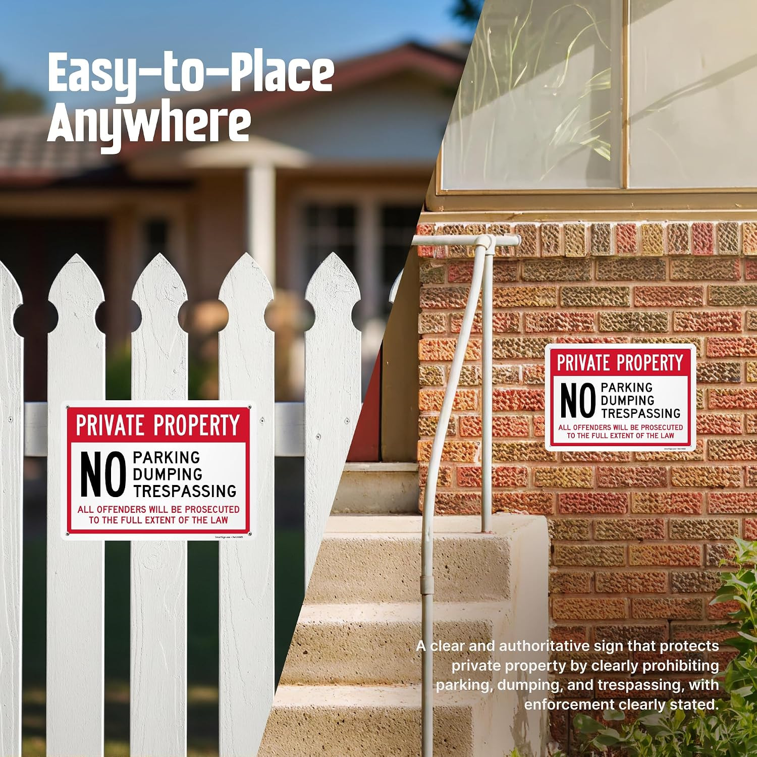 « Private Property – No Parking, Dumping, Trespassing, All Offenders
