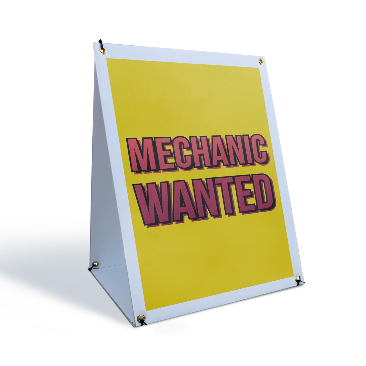 Signmission Mechanic Wanted Sidewalk Sign 24 Inch X 36 Inch A-Frame Images On