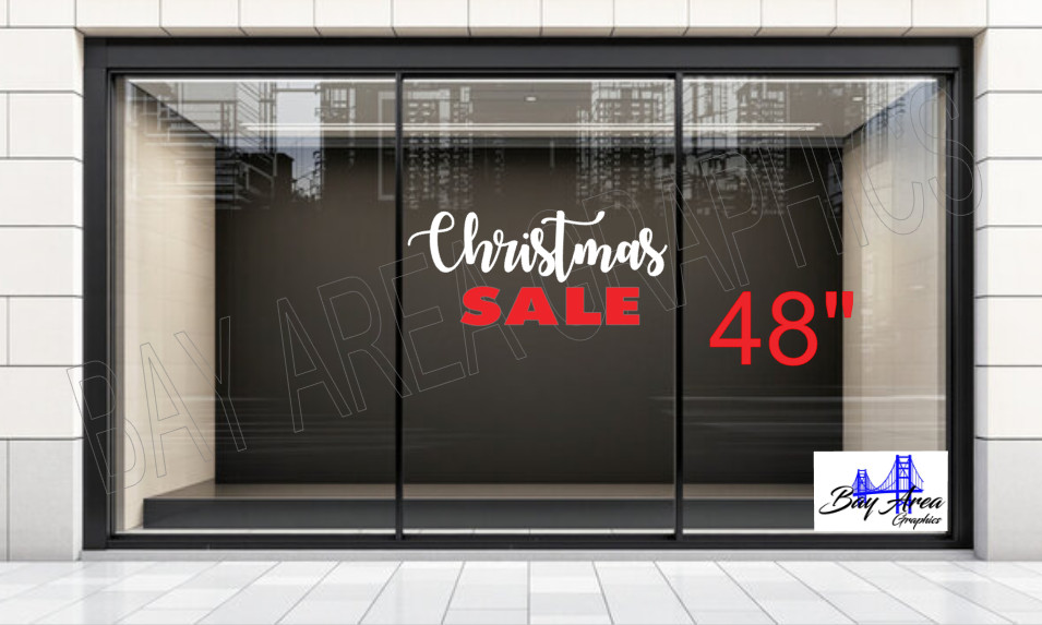 Christmas SALE Window Sign | Premium Oracal 651 Outdoor Decal🎅🎄❄️.