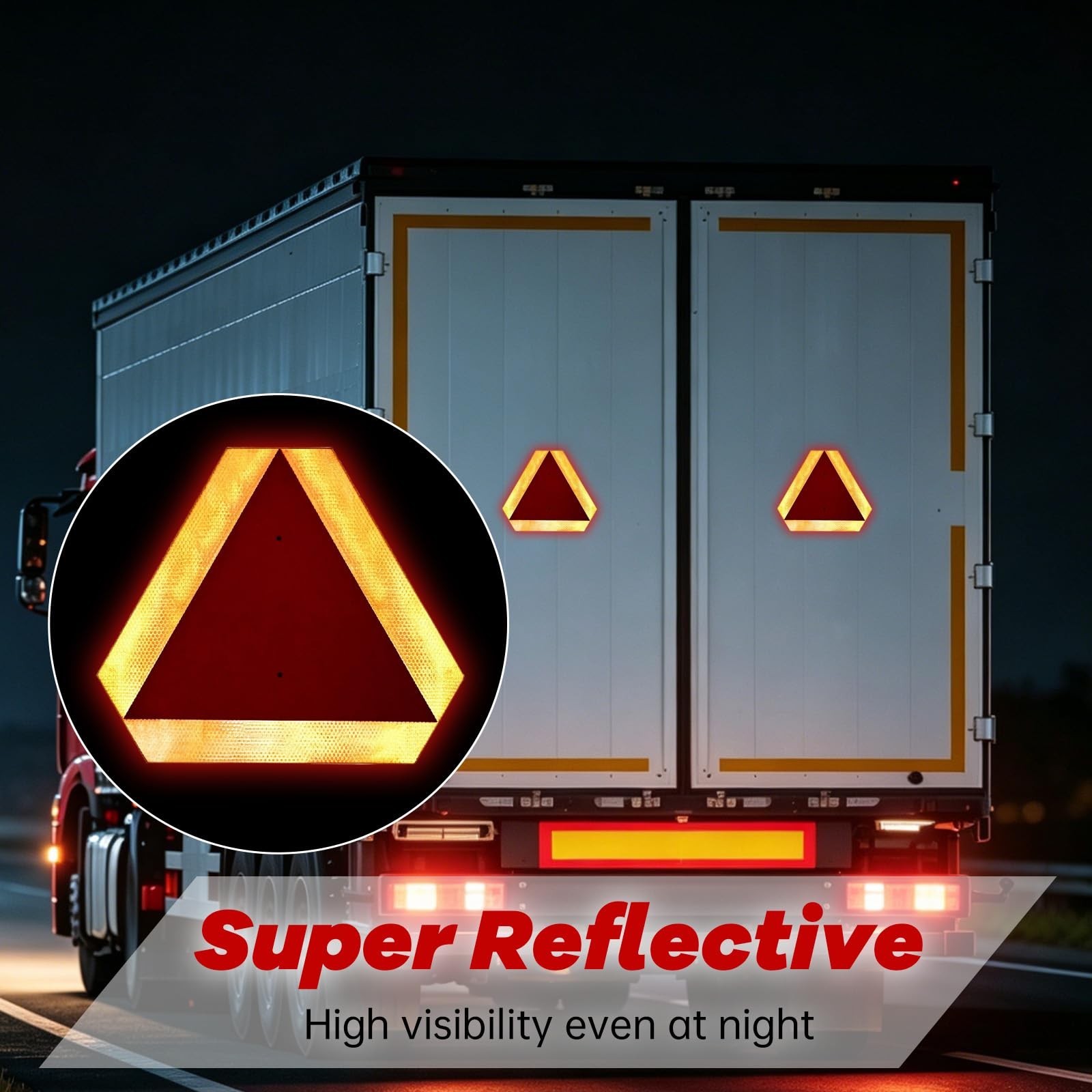 Slow Moving Vehicle Sign W/ Mounting Bracket Triangle Aluminum SMV 14×16&Prime;