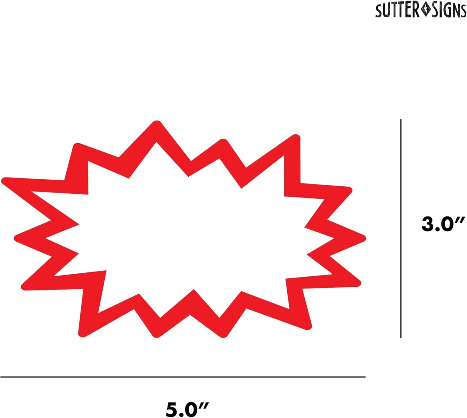 Starburst Signs with Stickers 100Pcs | Sale Price Tags for Garage Sale, Estate S
