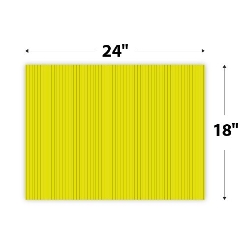 50 Pack Yellow Yard Signs 18 »x24 » & 100 H-Stakes 12 » Brand New Ship Same Day