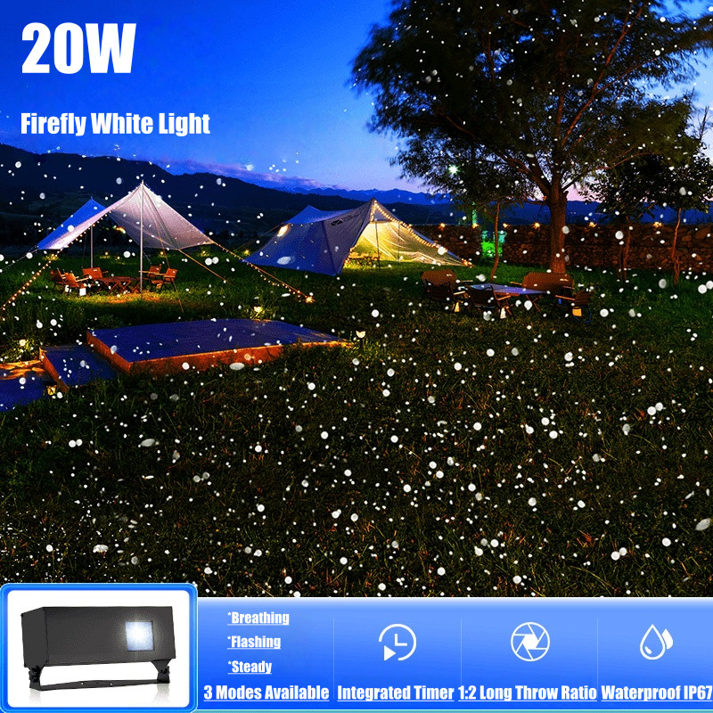 20W/40W/50W Outdoor Dynamic Firefly Laser Starry Sky Projection Light Outdoor