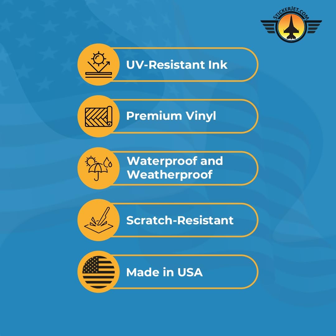 Stickerjet ANSI Danger Sign 5-Pack Self Adhesive Vinyl Waterproof Safety Decal