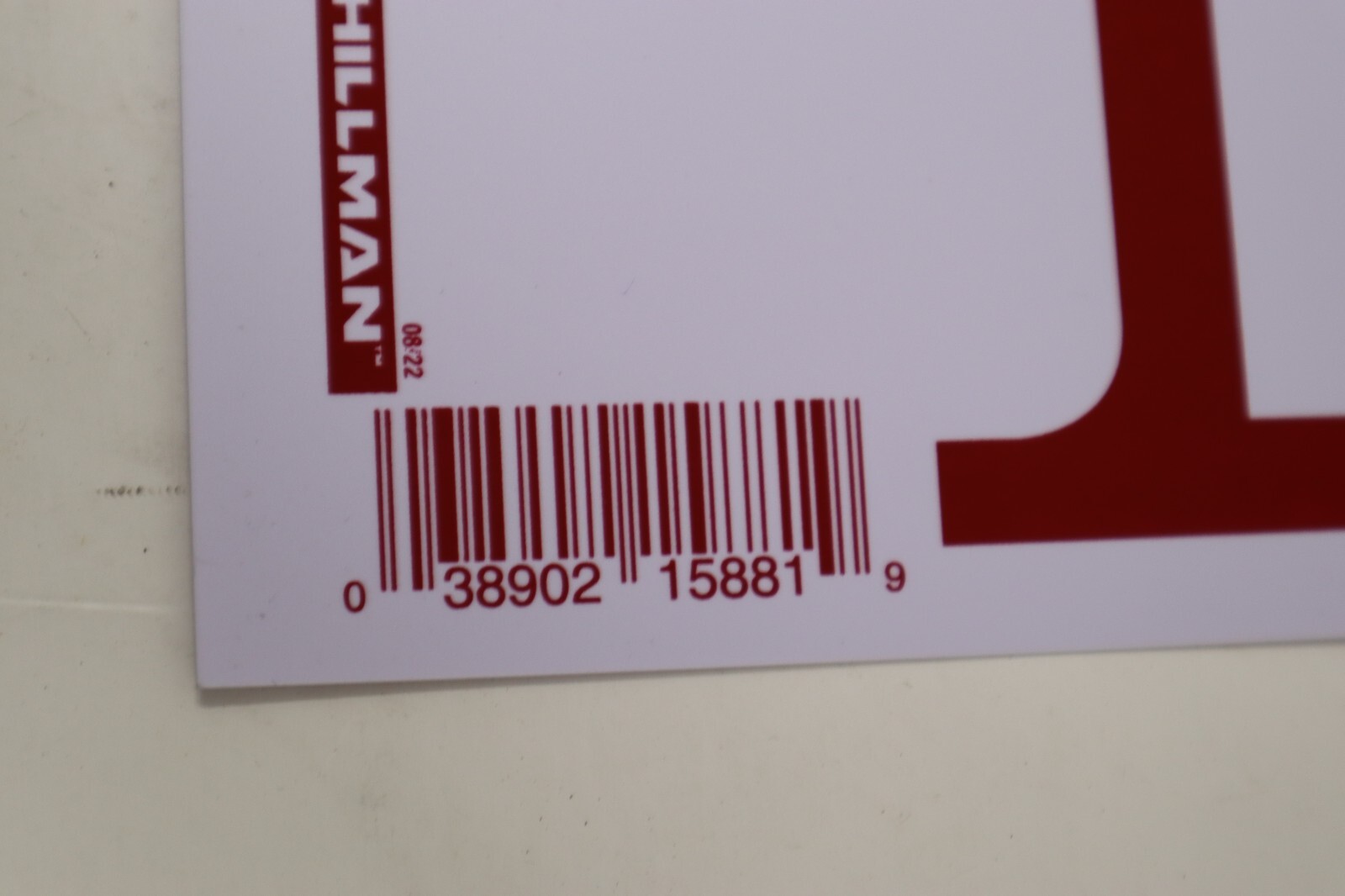 Hillman 10 Inch x 14 Inch Red & White for Sale Signs Pack of 6 English 842575