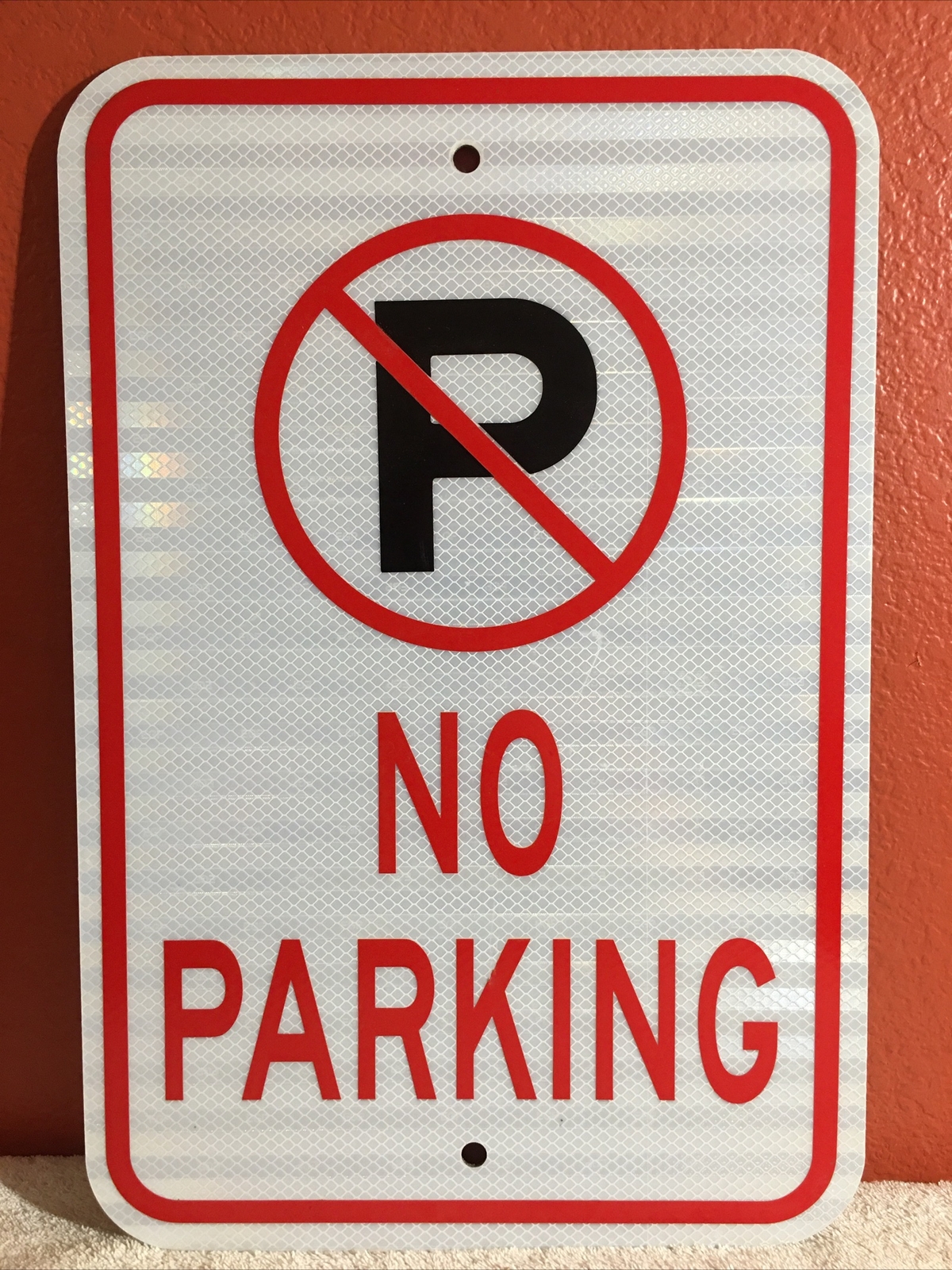 No Parking Sign – Reflective Aluminum – 12” x 18” – Alphabet Signs