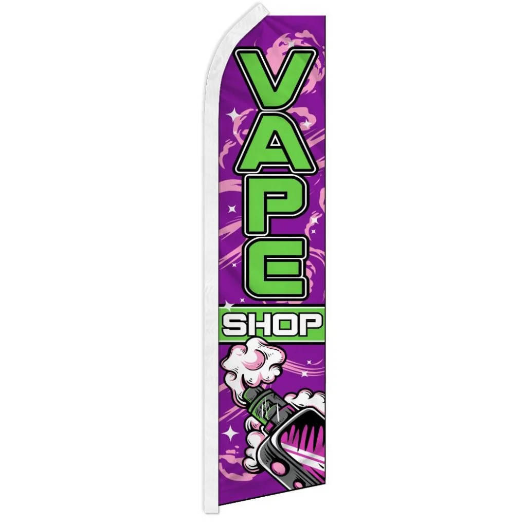 VAPE SHOP advertising super flag polyester banner sign p&g *POLE NOT INCLUDED*