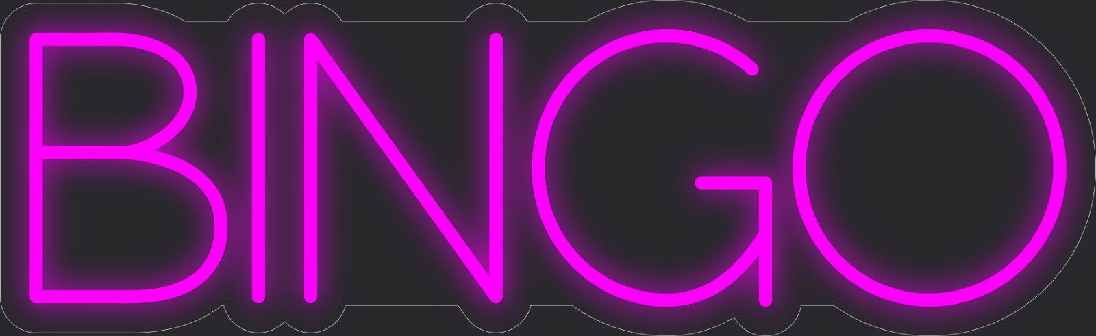Bingo Neon LED Sign Business Wall Decor Lighted Store Sign 36 x 11 in.