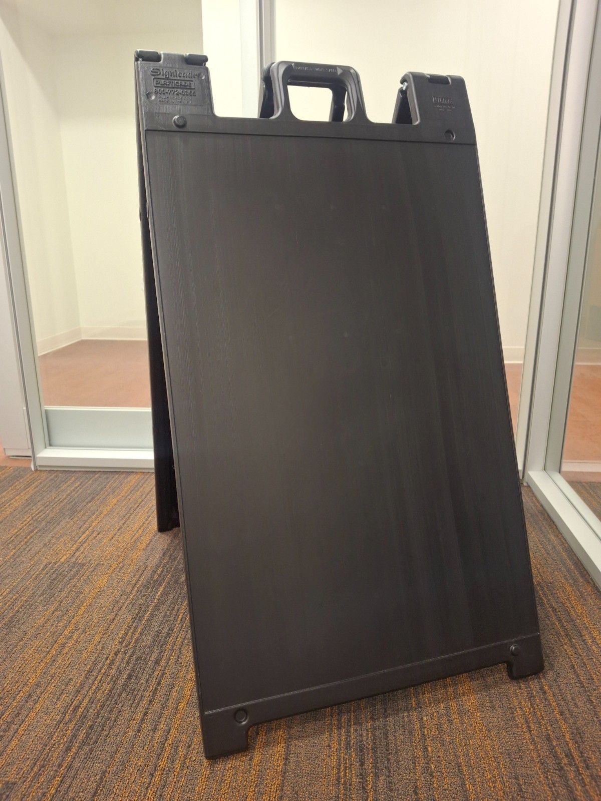 Plastic A-Frame Sign – Standard, 24 x 36&Prime;, Black (ULINE/SIGNACADE BRAND)