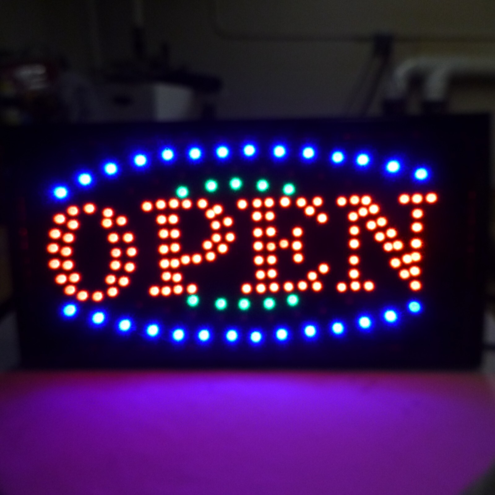 Flashing Open Sign, 19&Prime; x 10&Prime;
