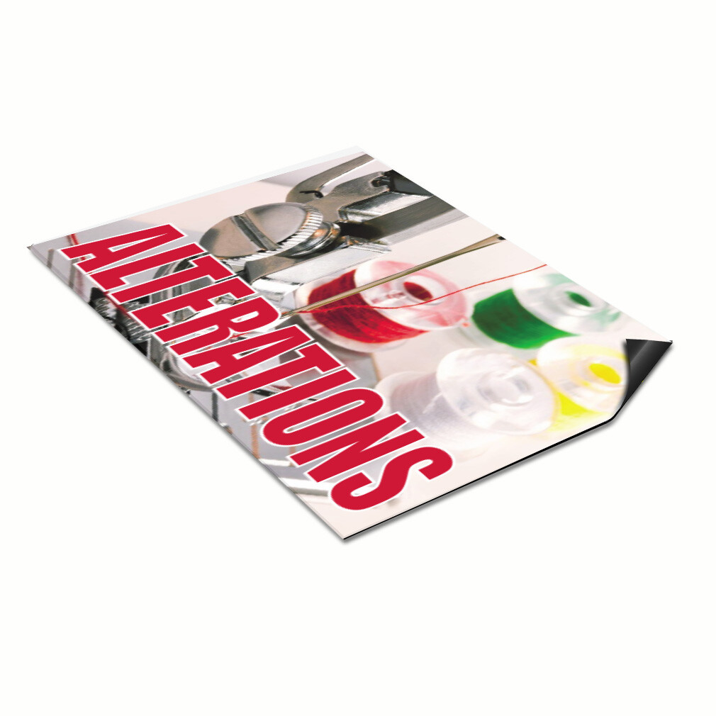 Car Magnet Set of 2 Alterations Outdoor Advertising Printing B Industrial Sign