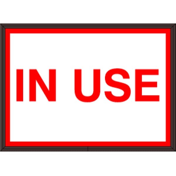 Signal-Tech 38825 SBLF811W-195R/120-277VAC IN USE Indoor LED Backlit Sign