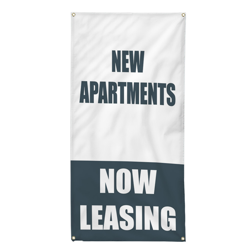 Vertical Vinyl Banner Multiple Sizes New Apartments Now Leasing Business Outdoor