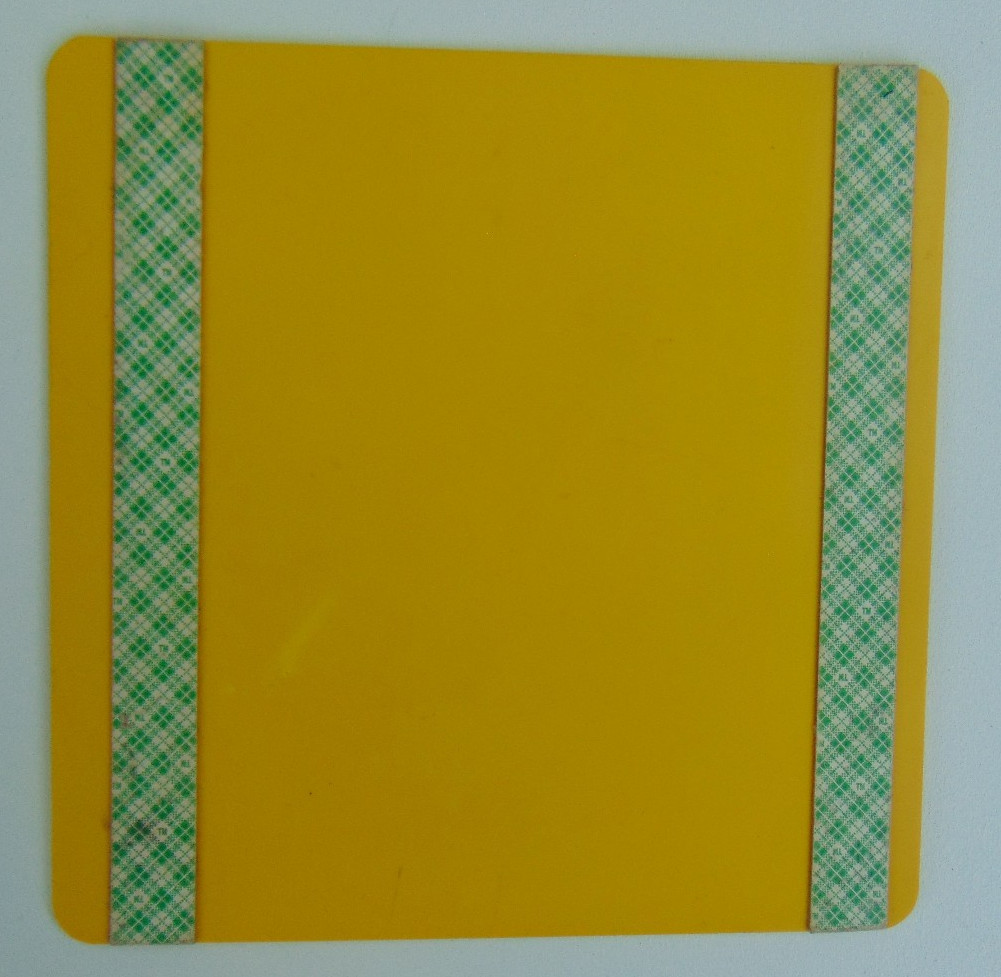 Vintage “CAUTION RADIATION AREA” Warning Placard 8” X 8” HDPE Plastic NOS