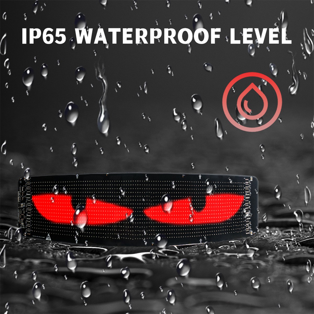 Flexible LED Matrix Panel USB Powered Easy Install Car Truck Shop Party Decor
