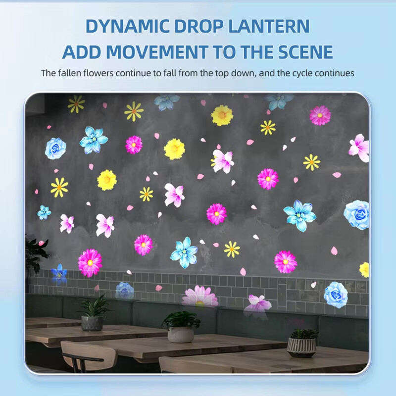 40W-600W Flower Dynamic Effect Pattern Projection Logo Gobo Projector Shop Decor