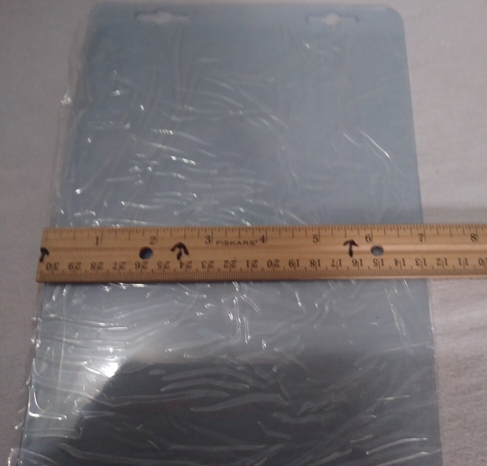 Wall Sign Cover Protector 12&Prime; x 7&Prime; Clear Plastic Thin Vertical or Horizontal Use