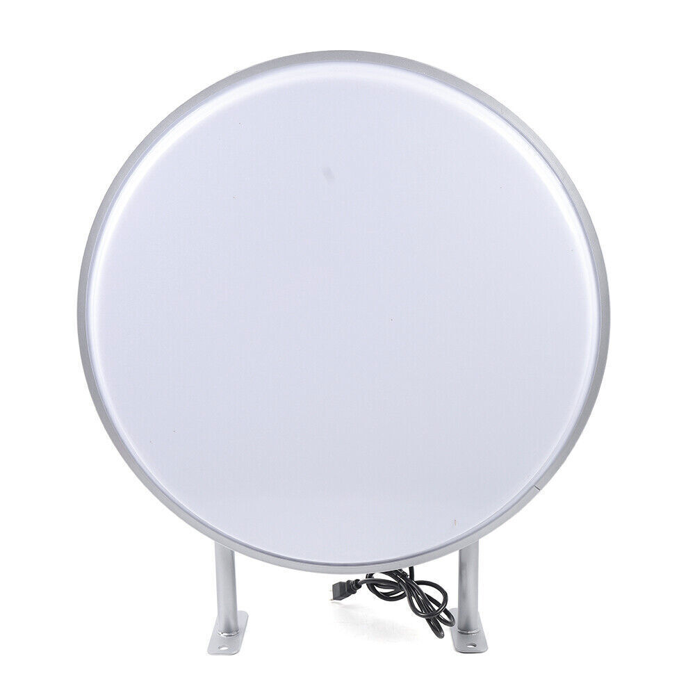 24 inch LED Light Box Round Double Sided Waterproof Advertising Projecting Sign
