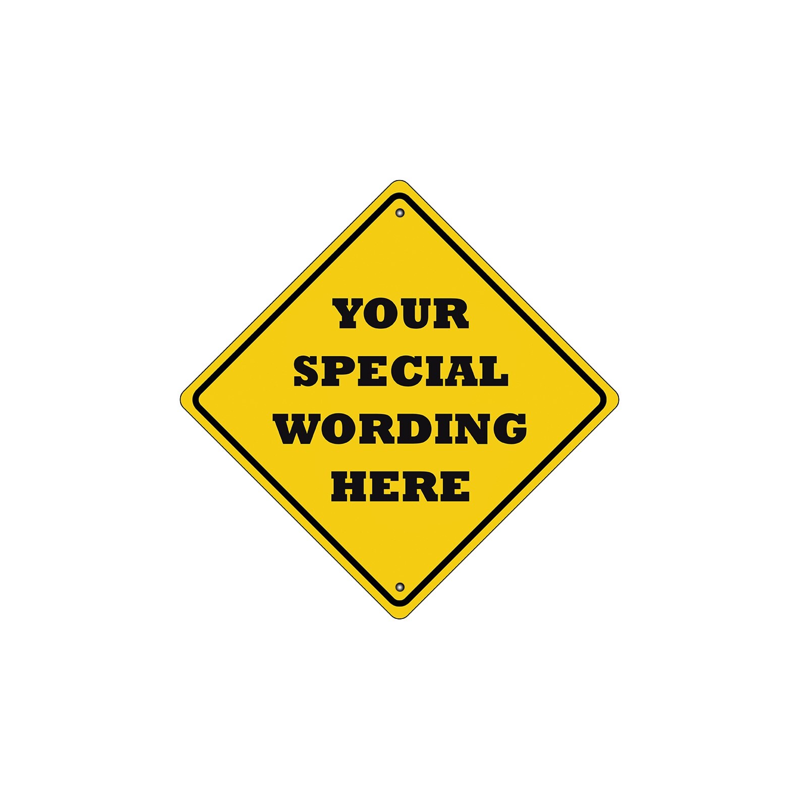 Personalized Your Own Choice Words Or Image Custom Designs Aluminum Metal Sign
