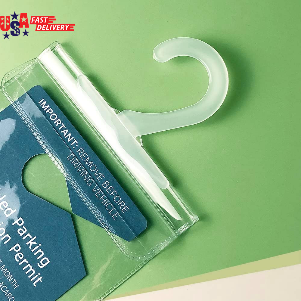 Handicap Parking Placard Holder, Ultra Transparent Disabled Permit Protective Co