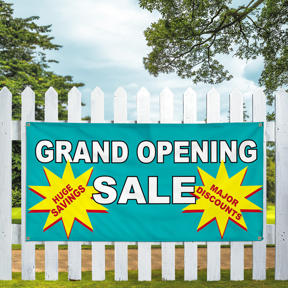 Vinyl Banner Multiple Sizes Business Outdoor Weatherproof Industrial Yard Signs
