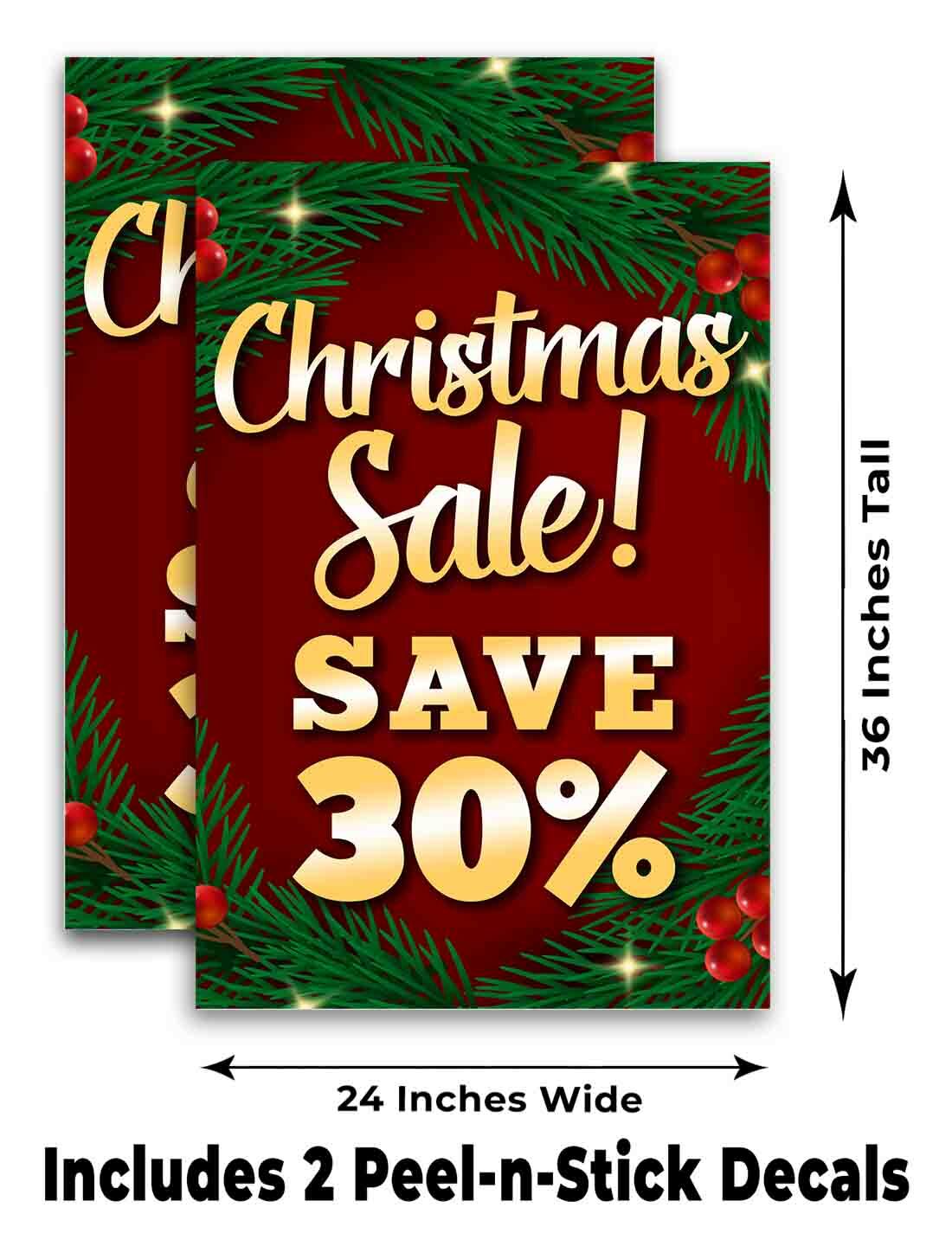 CHRISTMAS SALE SAVE 30% Signicade 24×36 A Frame Sidewalk Sign Double Sided
