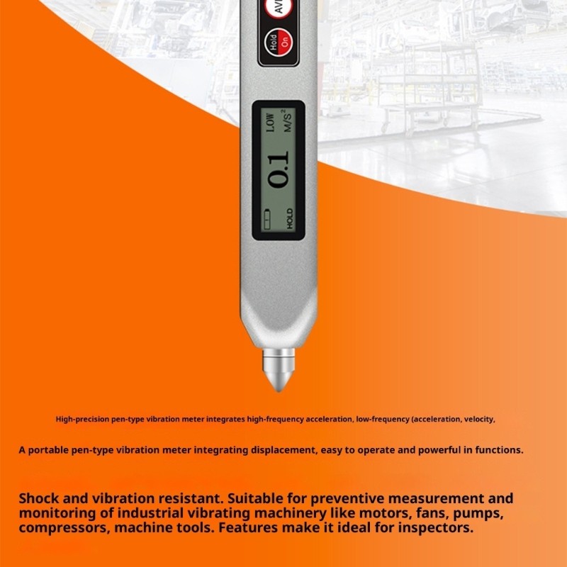 Professional Handheld Vibration Measurement Device For Structural Diagnostics