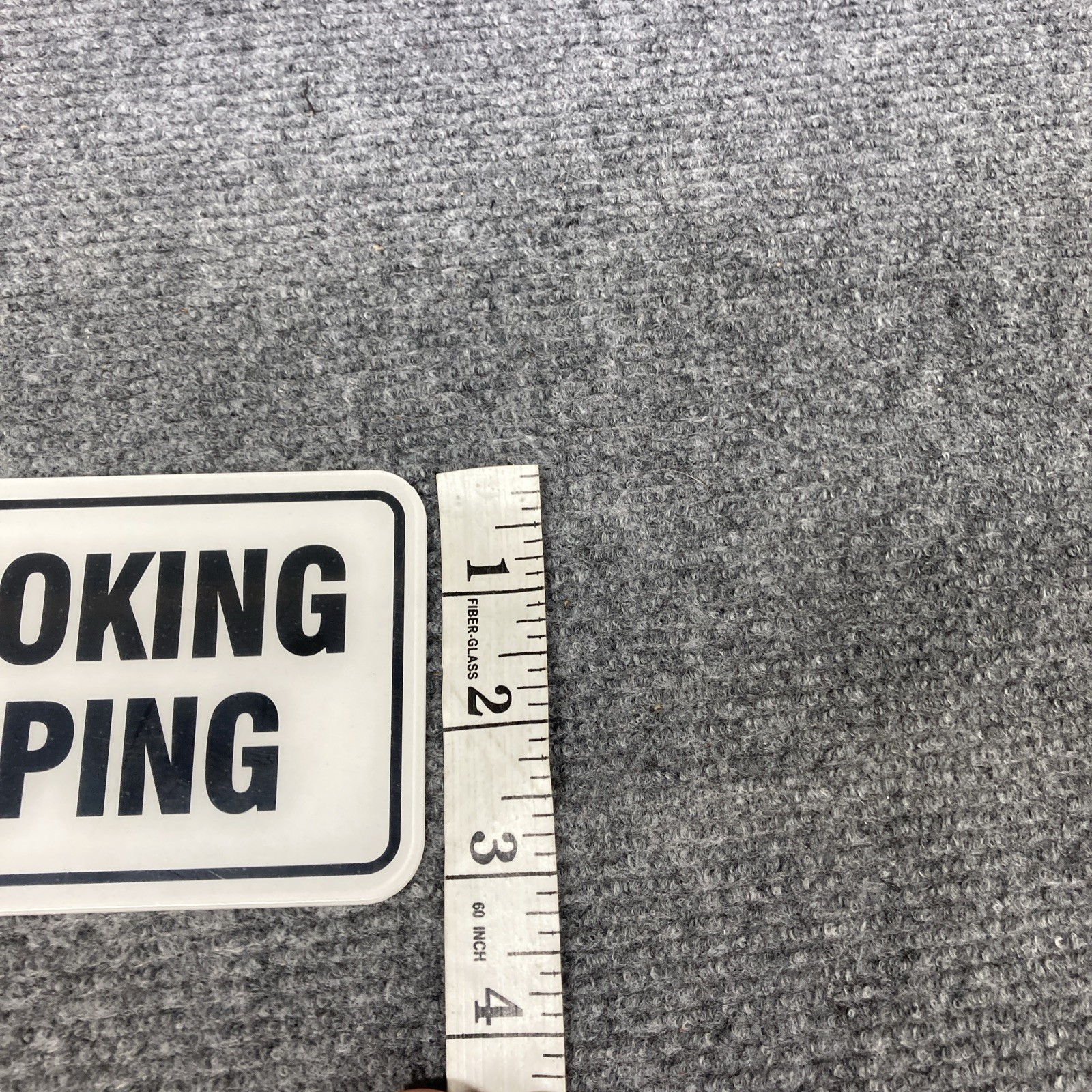 Brand New No Smoking No Vaping Indoor/Outdoor Wall Sign 3&Prime;x9&Prime; 4 Pack Unbranded