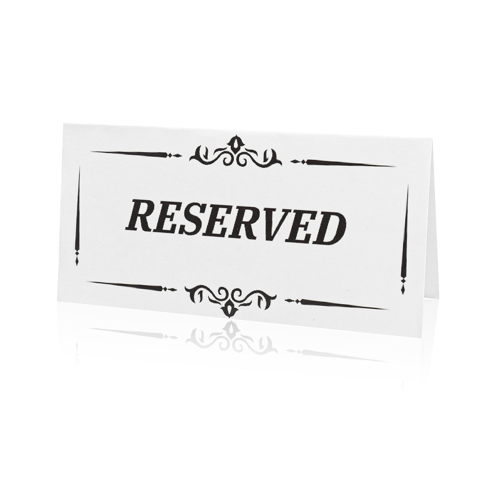 320 PCS Reserved Table Signs for Wedding, Cardstock Reservation Seat Signs Wh…