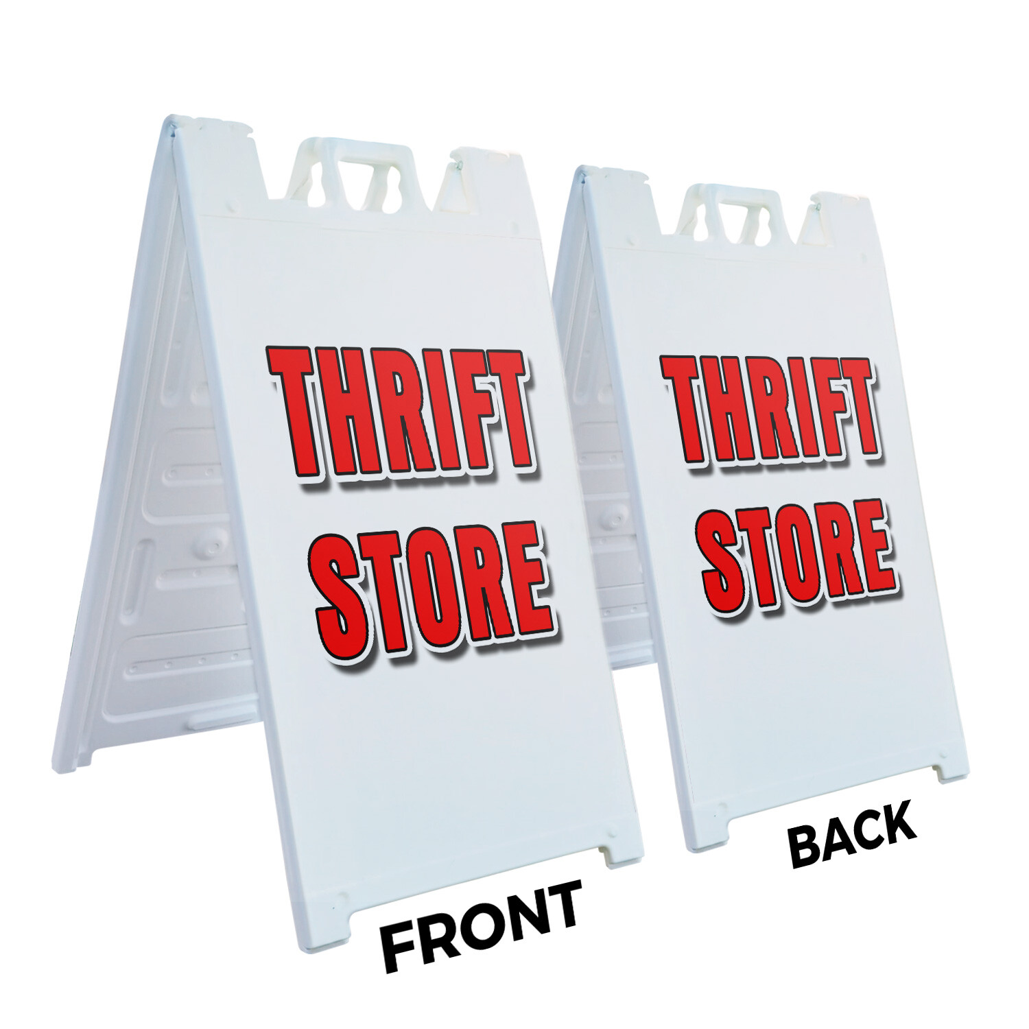 A-frame Sidewalk Thrift Store 24&Prime; x 36&Prime; Double Sided A-Frame Sidewalk Sign
