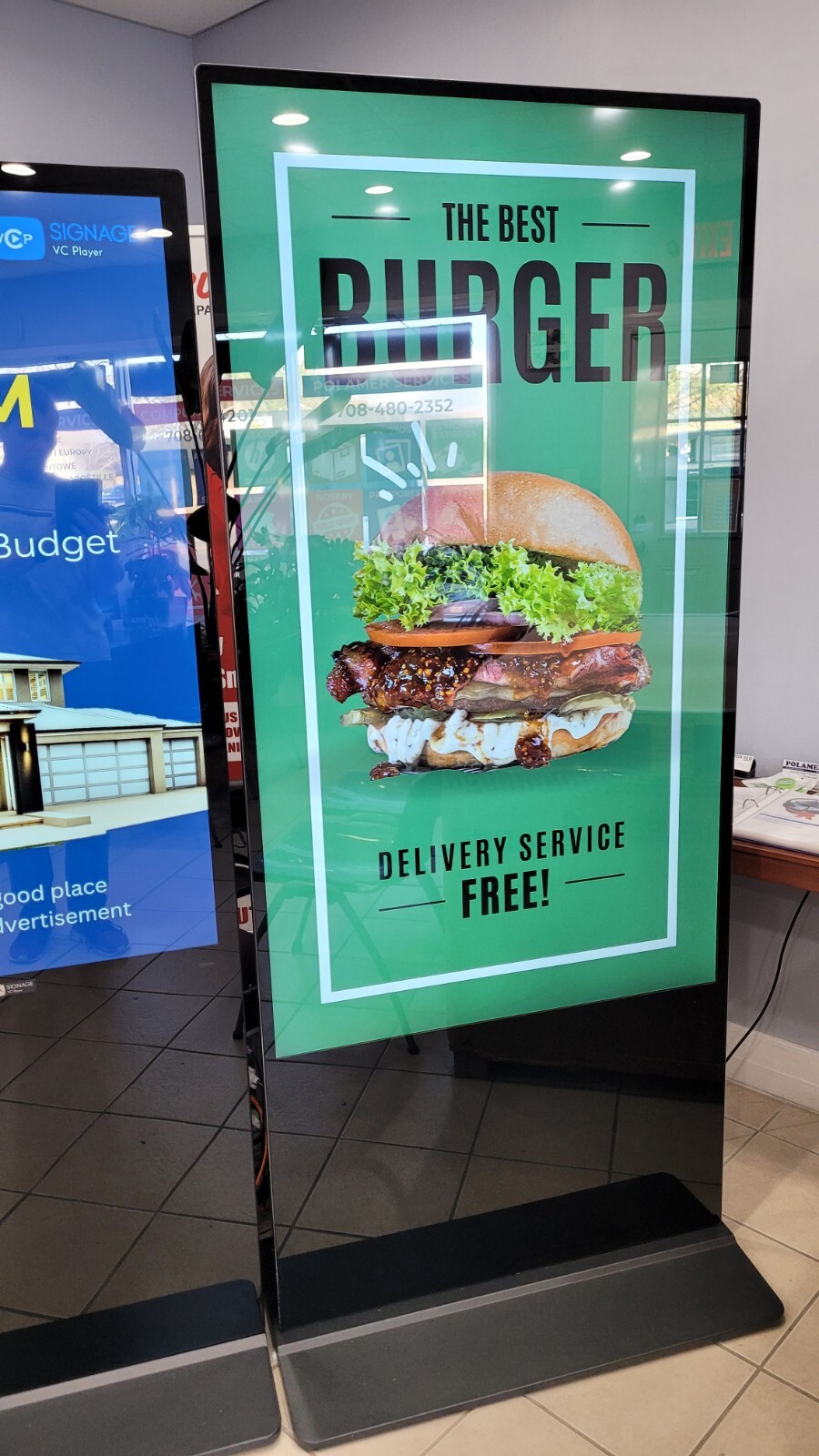 Digital Signage Advertising Display LCD Standing Screen 49&Prime;
