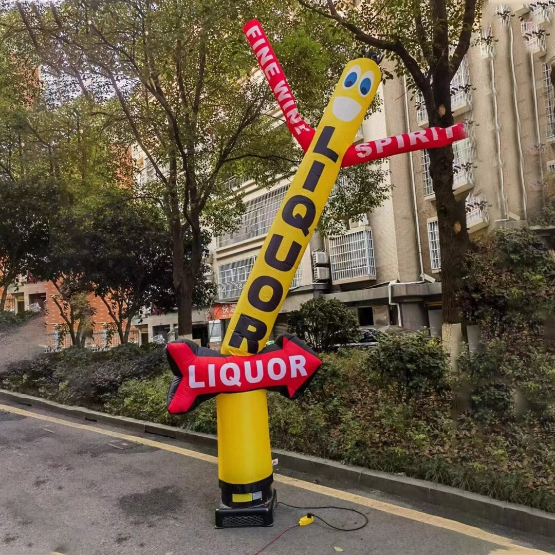 18ft Liqour Inflatable Tube Man Dancer with Arrow {Without Blower}
