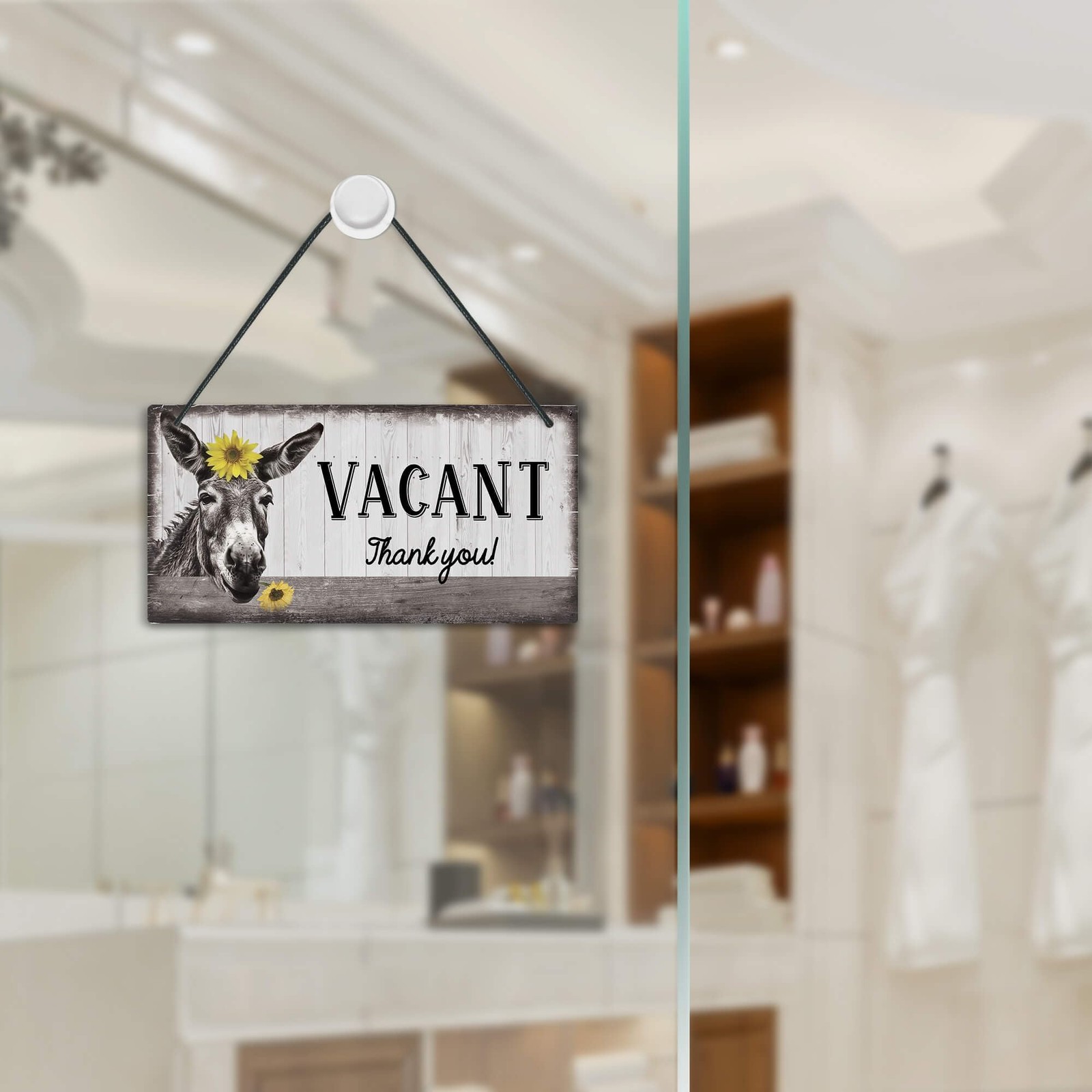 Vacant Occupied Sign Occupied Sign for Bathroom Door Double Sided Hanger Plaq…