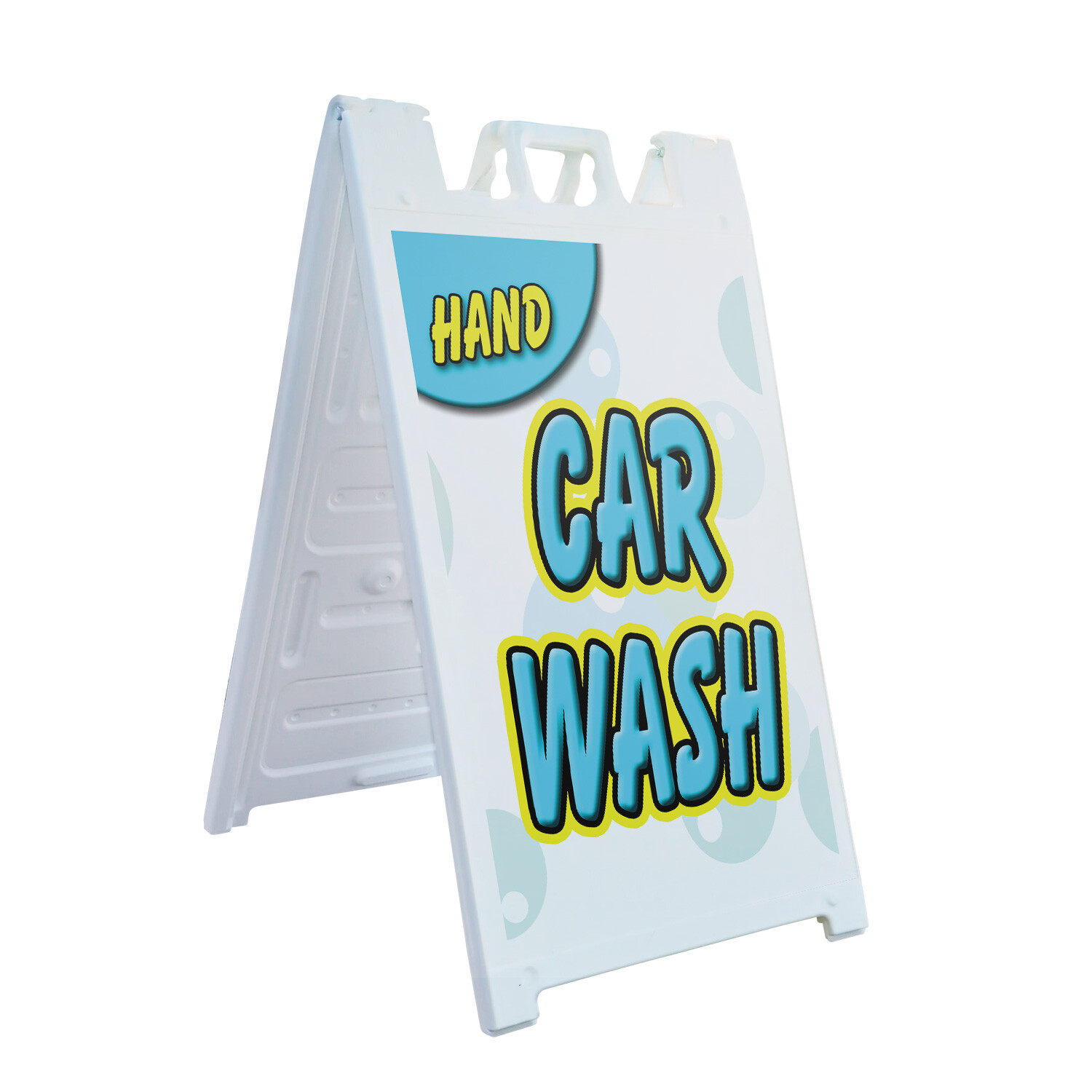 A-frame Sidewalk Hand Car Wash 24&Prime; x 36&Prime; Double Sided A-Frame Sidewalk Sign