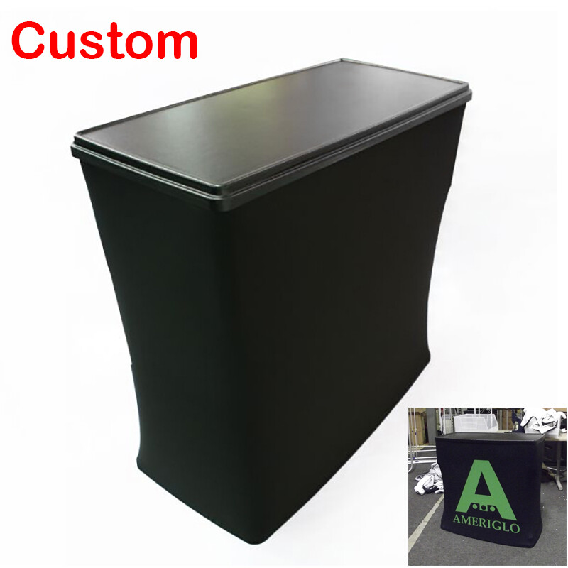 39&Prime; Shipping Case Counter Trade Show Exhibit Promotion Table Customized Graphics