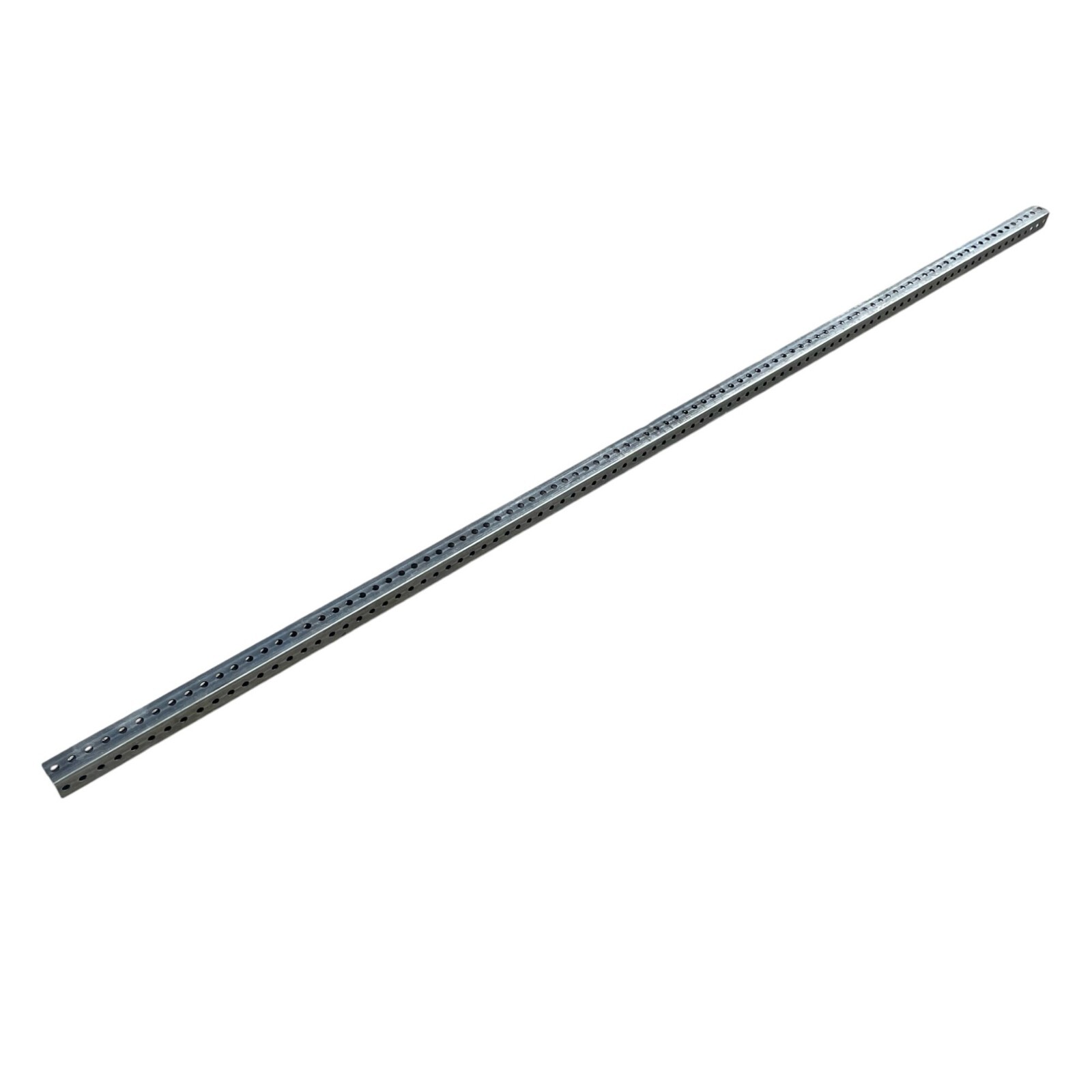 Sandbaggy 8 ft Galvanized Square Sign Post – 1-3/4&Prime; Wide – 7/16” Hole Diameter