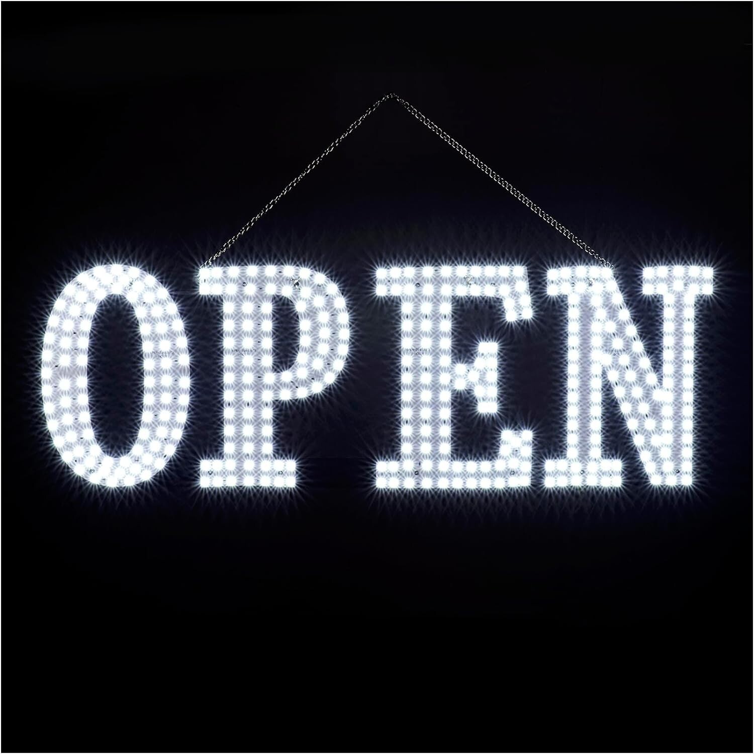Ultra Bright 40&Prime;x14&Prime; Large LED Open Sign for Business with Hanging Installation