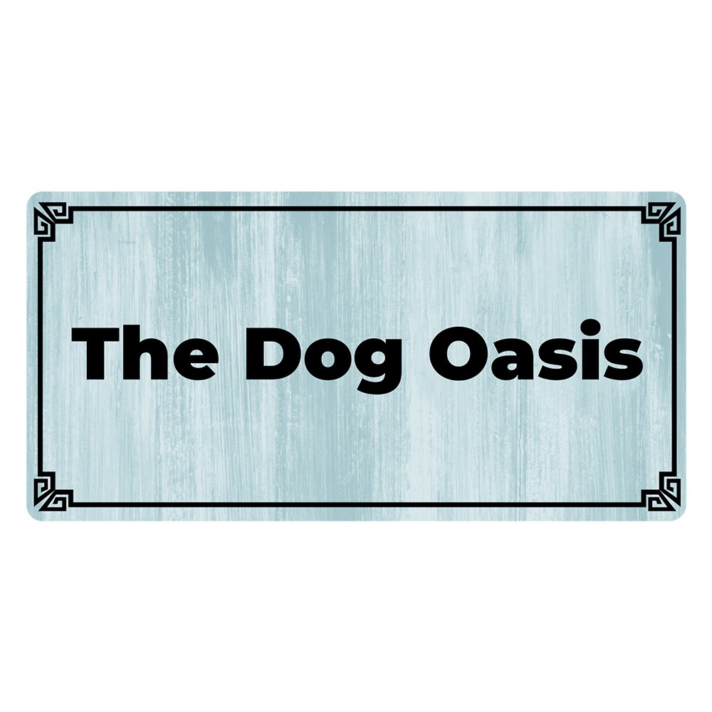Business Office and Home Signs | Rustic Light Blue Wood 5 x 10&Prime; Hanging Signs